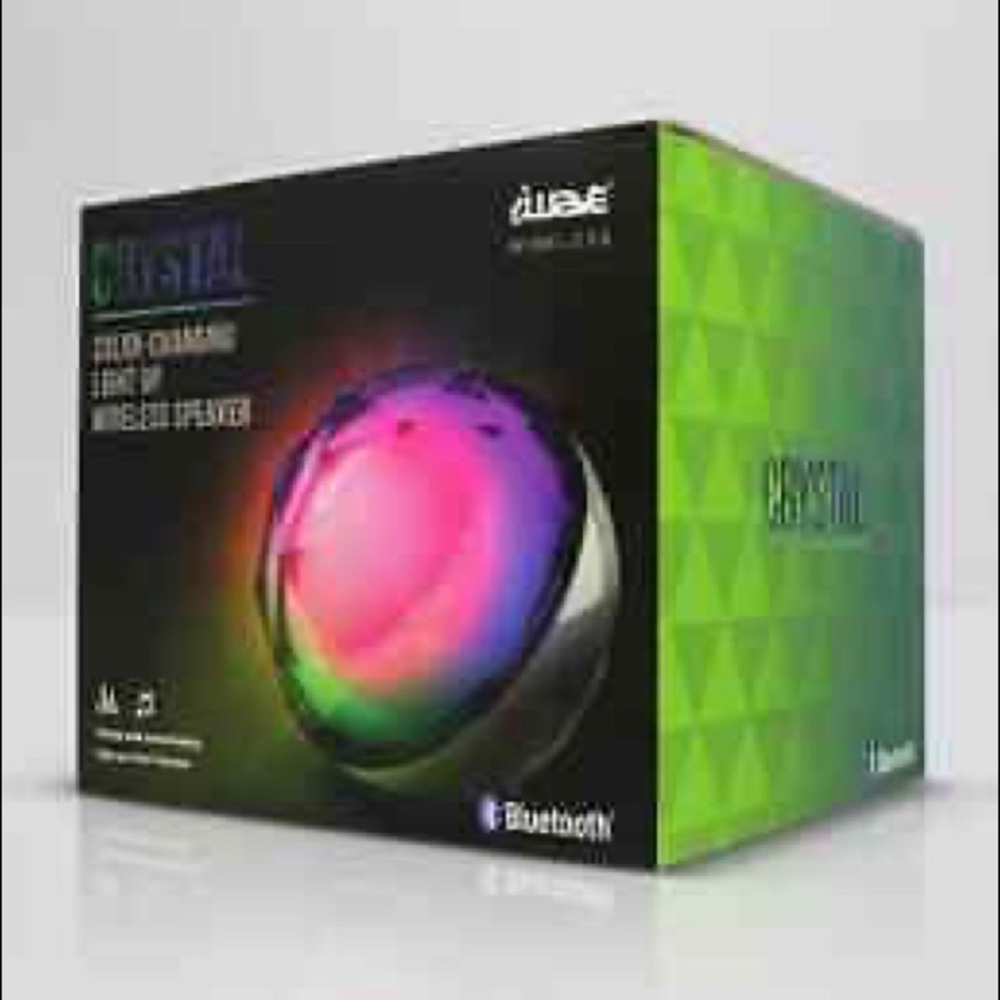 Crystal Color-Changing Wireless Speaker